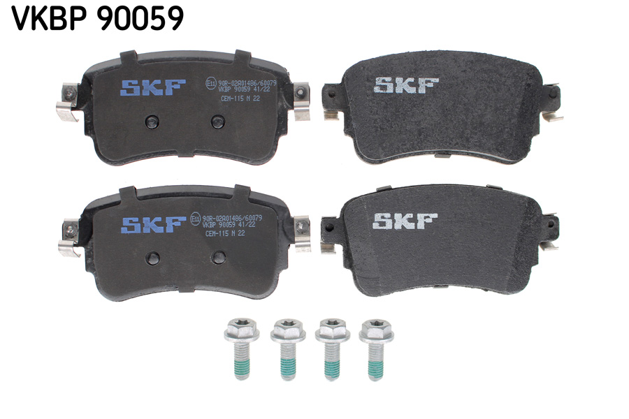 Kit pastiglie freno, Freno a disco - VKBP 90059 SKF